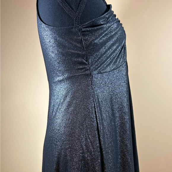 Baby Phat embroidered metallic silver dress Size Medium. Excellent condition. - Picture 9 of 11